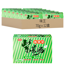味王 海帶芽紫菜湯, 70g, 12盒