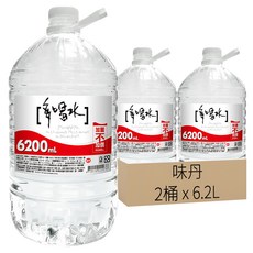 味丹 多喝水 礦泉水, 6.2L, 2桶