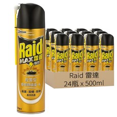 Raid 雷達 殺菌型蟑螂螞蟻藥 500ml, 24瓶