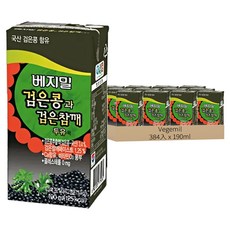 Vegemil 黑豆黑芝麻豆奶, 190ml, 384入
