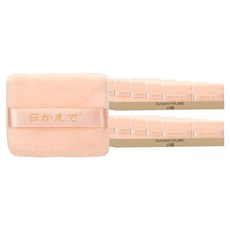 Sunland HAJIME 緞帶高級絨蜜粉撲 方型, 20個, 單一顏色
