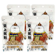 皇上駕到 貓零食, 4包, 25g, 磷蝦雞肉丁