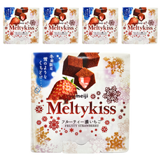Meltykiss 雪吻 草莓夾餡可可粒, 52g, 5盒