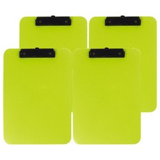 ABEL 力大牌 超耐摔A4板夾 66214 堅固耐用 書寫流暢 文件固定, 4個