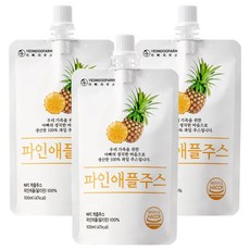 YEONDOOFARM 鳳梨汁, 100ml, 3個