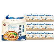 台酒麵攤 酒燉排骨風味湯麵 Set 30, 內附藥膳料理酒, 6袋, 90包