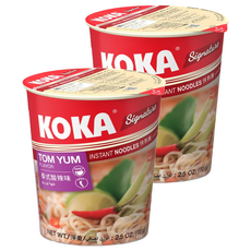 KOKA 可口經典新加坡杯麵 泰式酸辣風味湯麵, 2入