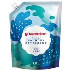 DoubleHeart 嬰幼兒洗衣精補充包, 1.8L, 1包