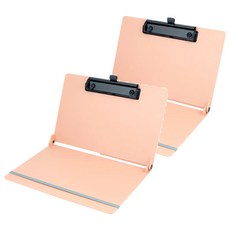 ABEL 力大牌 隨行摺疊板夾 A4 66236 328 x 230 x 15.7mm, 粉橘色, 2個