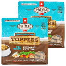 Primal Pet Foods 原獵生食 犬貓用佐食凍乾, 野生魚, 99g, 2包