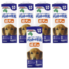 DoggyMan 多格漫 澳洲犬用牛奶 成犬用, 生乳, 1L, 5罐