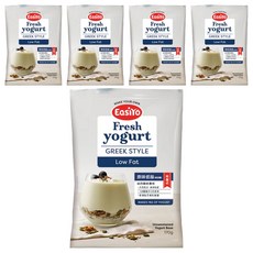 EasiYo 希臘優格粉 原味低脂, 170g, 1包, 5包