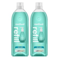 method 洗手乳補充瓶 清泉, 1L, 2瓶