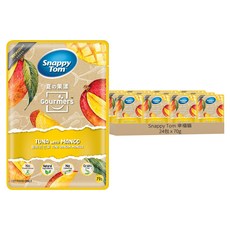 Snappy Tom 幸福貓 夏的果漾 無穀貓餐包, 鮪魚佐芒果, 70g, 24包