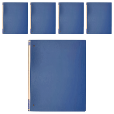 STRONG 自強文具 3孔D15檔案夾, 藍色, 5個