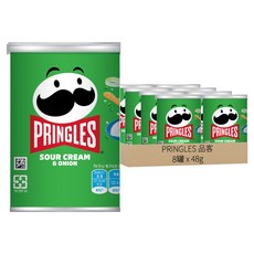PRINGLES 品客 洋芋片 洋蔥口味, 48g x 8罐