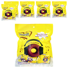 Omeli 音樂派對甜甜圈 香蕉牛奶味, 300g, 6袋