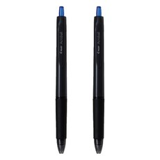 PILOT 百樂 純色系 輕油筆 0.7mm, 2支, 黑桿藍芯