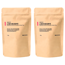 MUJI 無印良品 無咖啡因茶 山楂玫瑰洛神茶, 5g, 7包, 2袋