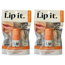 Lipit Feel’inGood 晚安唇膜棒 5.5g 02 草本柑橘 深層滋潤 保濕 護唇, 2支