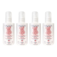 Babycoccole 寶貝可可麗 寶寶液態爽身粉 嬰兒舒緩保濕, 125ml, 4瓶