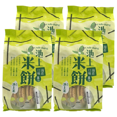 池上鄉農會 池上米餅 海苔口味 136g - 台灣米製零食 酥脆海苔米香, 4袋