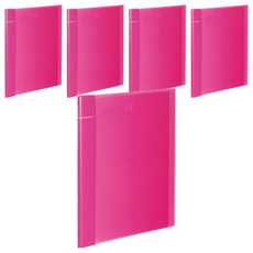 KOKUYO 國譽 NOViTA α系列 組合資料簿 24頁, 粉色, 5本