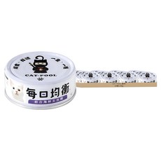 CAT-POOL 貓侍 花花動物醫院 每日均衡主食罐, 24個, 綜合海鮮, 80g