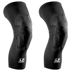 LP SUPPORT 兒童強盾防撞膝護套, 黑色, 2個