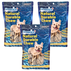 Boneplus 鱈魚細棒-原味, 天然耐咬, 適合18週以上幼犬、成犬及老犬, 3包, 60g