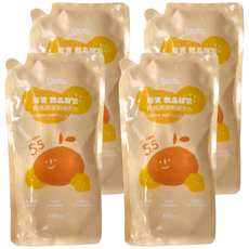 bab 培寶 微晶酵素奶瓶清潔劑補充包 450ml, 4包