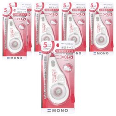 Tombow 蜻蜓牌 MONO CX5 5mm 修正帶, 可替換內帶, CT-CX5, 6個