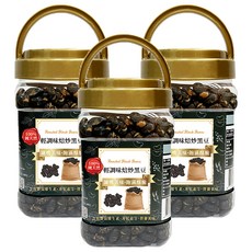 臻御行 輕調味焙炒黑豆 (320g/罐) - 健康零食、酥脆口感、獨立罐裝, 3罐