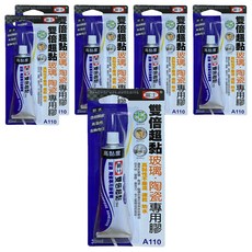 富士 雙倍超黏玻璃陶瓷專用膠, 30ml, 6條