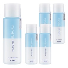 A'pieu 礦物溫和眼唇卸妝液 Eau-Marine 海洋香氣, 100ml, 5瓶