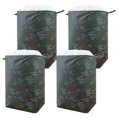 小麥購物 棉被收納袋 Y833 140L, 水草, 4個