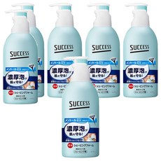 Kao 花王 SUCCESS 男士刮鬍順滑清爽泡沫刮鬍泡, 250g, 6瓶