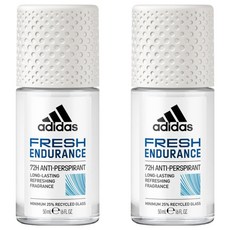 adidas 愛迪達 女性制汗滾珠 清新長效 50ml 玫瑰香氛 72小時制汗, 2瓶