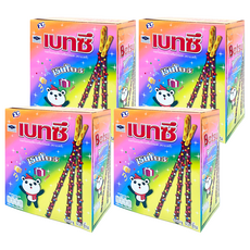 日日旺 Betsu 彩虹可可棒餅 192g 4盒 香濃可可 彩色糖粒 獨立包裝