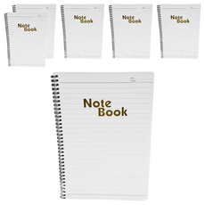 conifer 綠的事務 A4大格筆記本, 1.1cm超大格線設計，書寫更方便, 38100, 6本