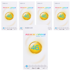 PLEASURE 樂趣 衛生套 46mm, 12入, 5盒