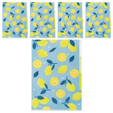 日本 MIDORI 3層資料夾 A4, 檸檬(35572), 5個