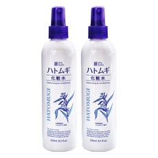 KUMANO 熊野油脂 麗白薏仁化妝水噴霧 250ml 高保濕成分w透明質酸+膠原蛋白 敏感肌適用, 2瓶