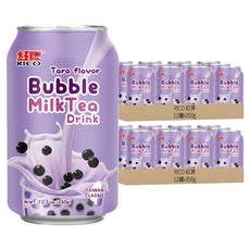 RICO 紅牌 珍奶濃芋系芋見濃奶, 350g, 24罐