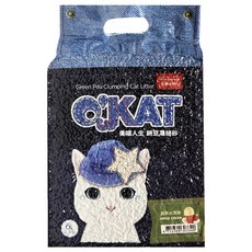 O'KAT 美喵人生 仿礦型豌豆凝結貓砂 (蘋果冰淇淋) 6L, 仿礦砂顆粒質地細緻輕盈, 1袋