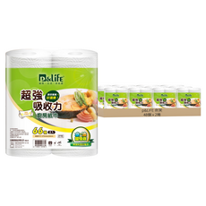 p&LiFE 奈芙 大砲廚房紙巾, 2捲, 48個