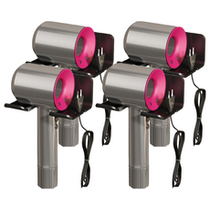 HOUDER 簡約吹風機架, 黑色, 4個