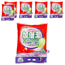 加倍潔 尤加利+小蘇打防蟎潔白洗衣粉 4.5kg, 6包