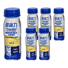 Fresubin 費森尤斯卡比 腎臟病專用 香草口味 配方食品, 200ml, 6罐