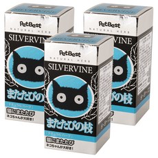 PetBest 木天蓼【細枝】30入 天然貓咪零食 舒緩壓力 口腔保健, 蟲癭果, 40g, 3罐